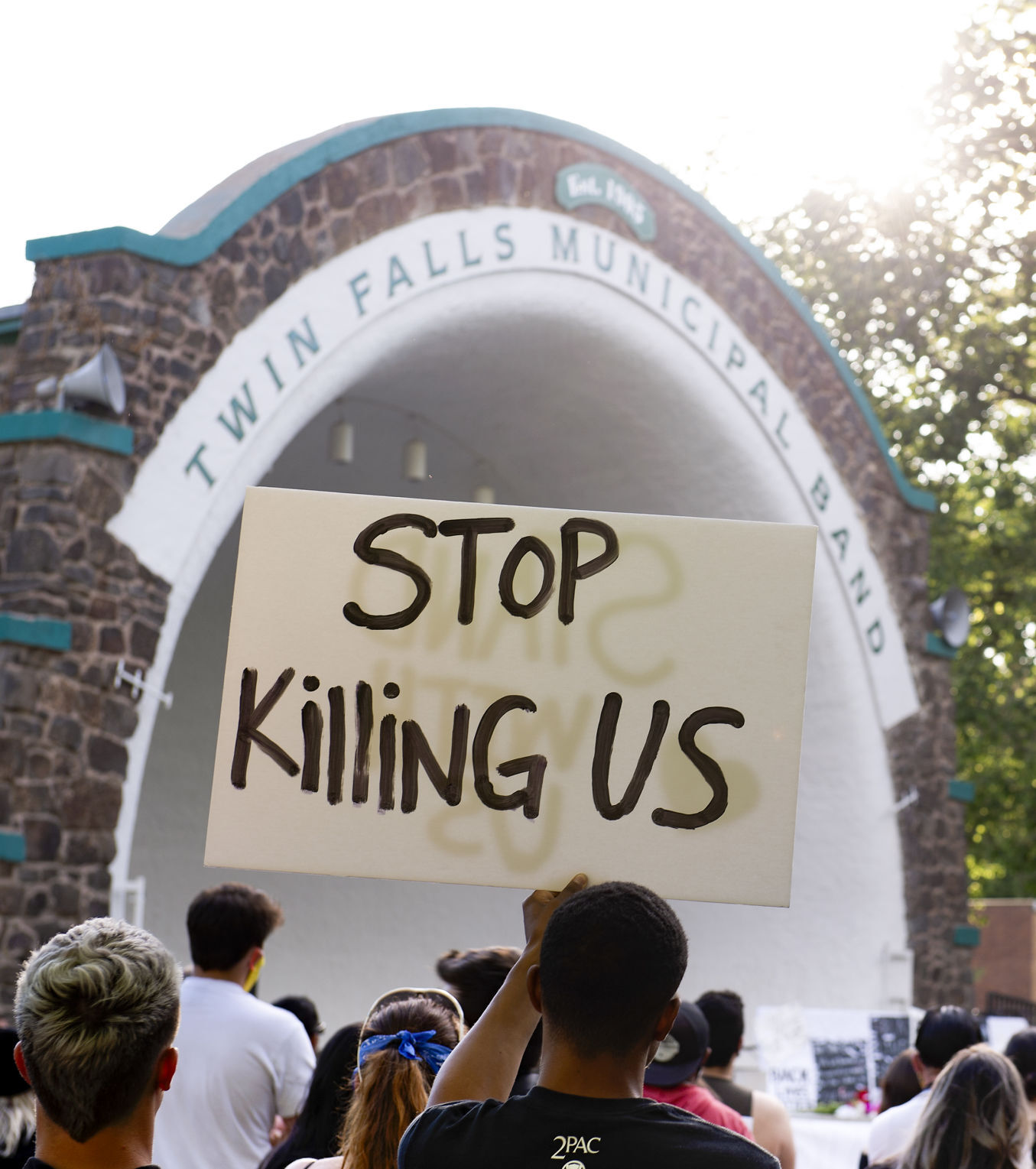 A vigil for George Floyd and others